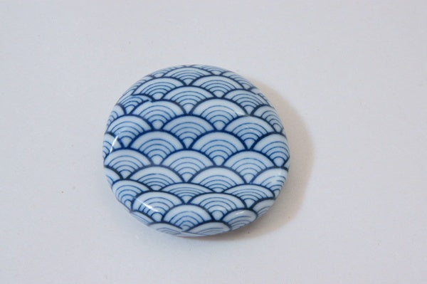 761-1033 Asanoha round chopsticks rest
