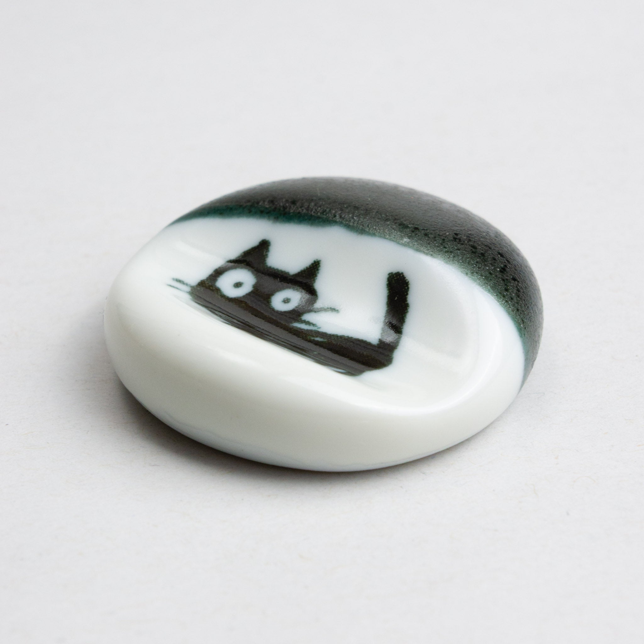 768-3713 Black cat chopsticks rest