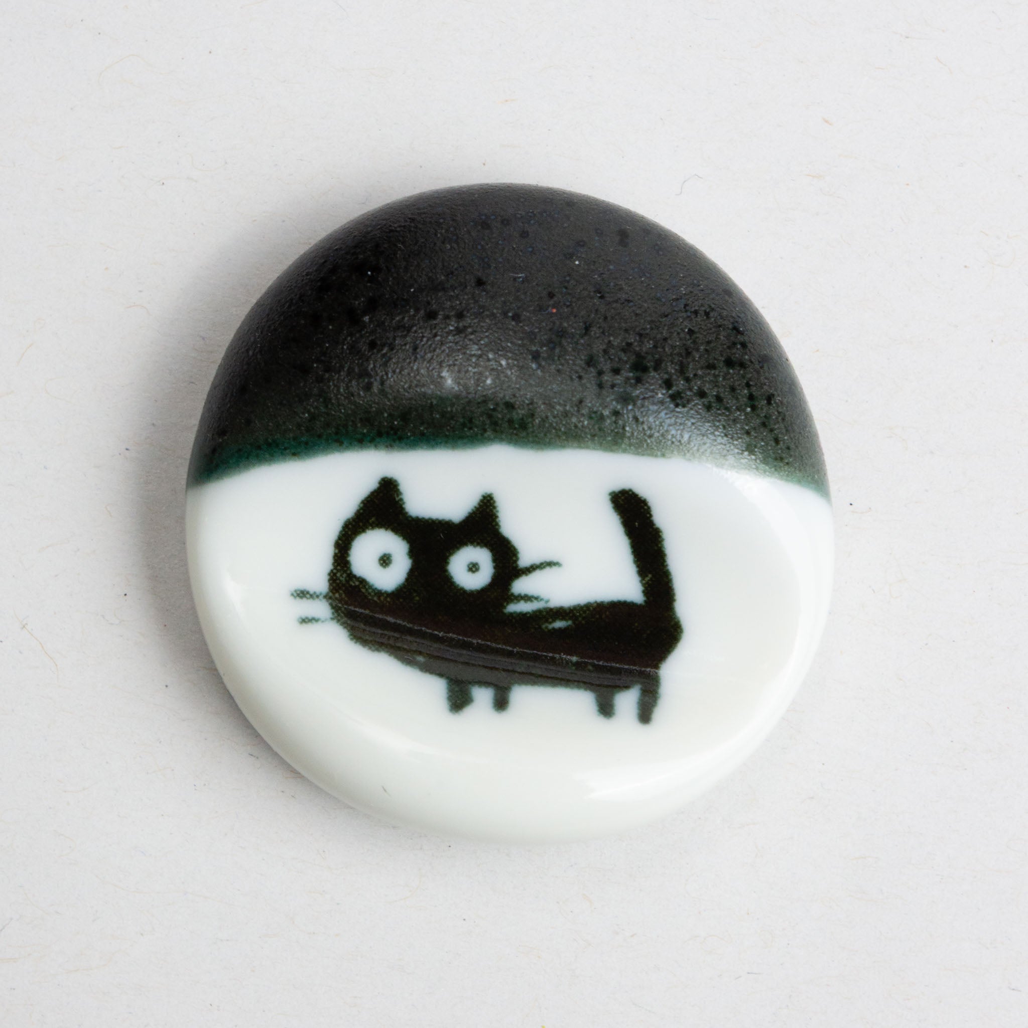 768-3713 Black cat chopsticks rest