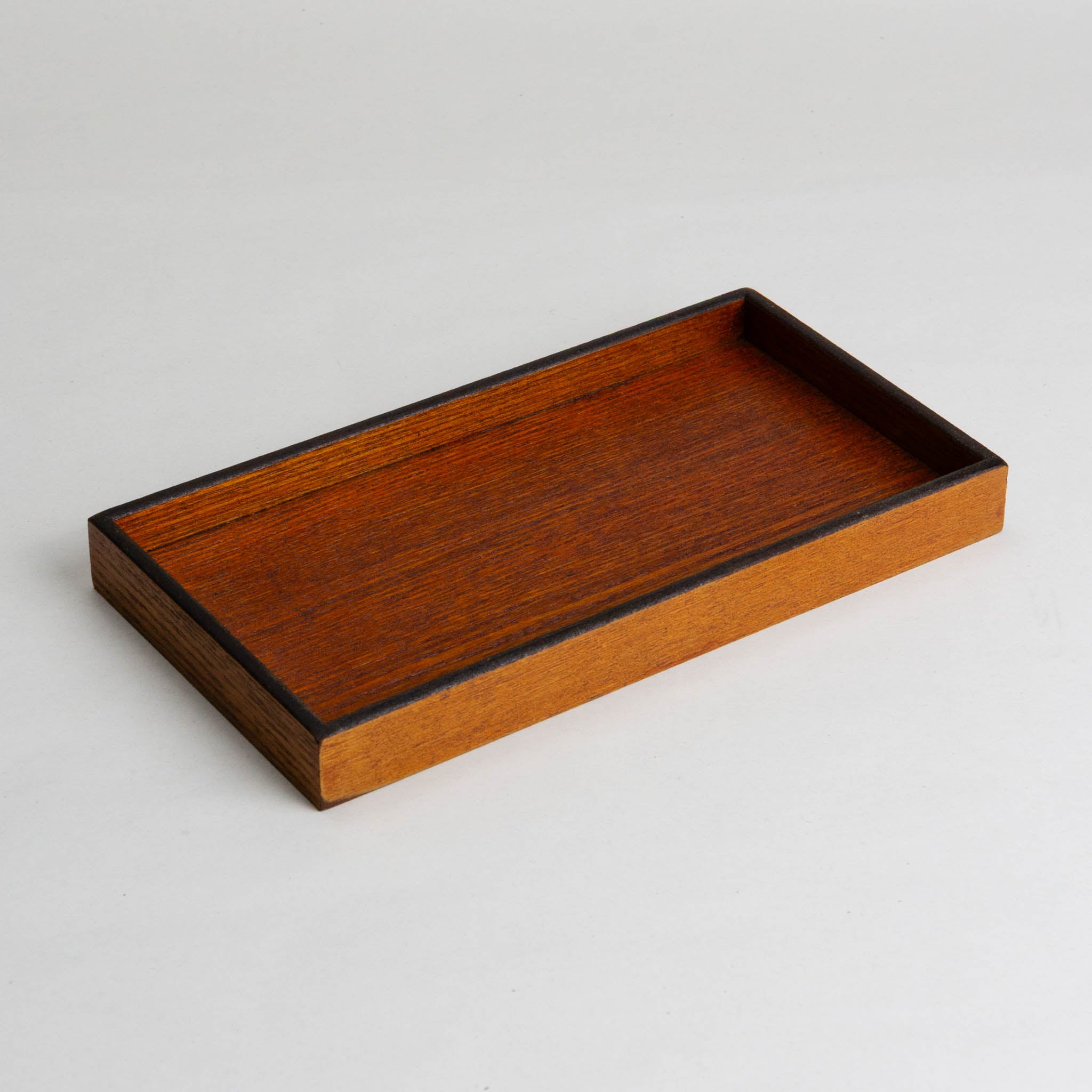 778-0956 Wooden rectangular tray (21 x 11cm)