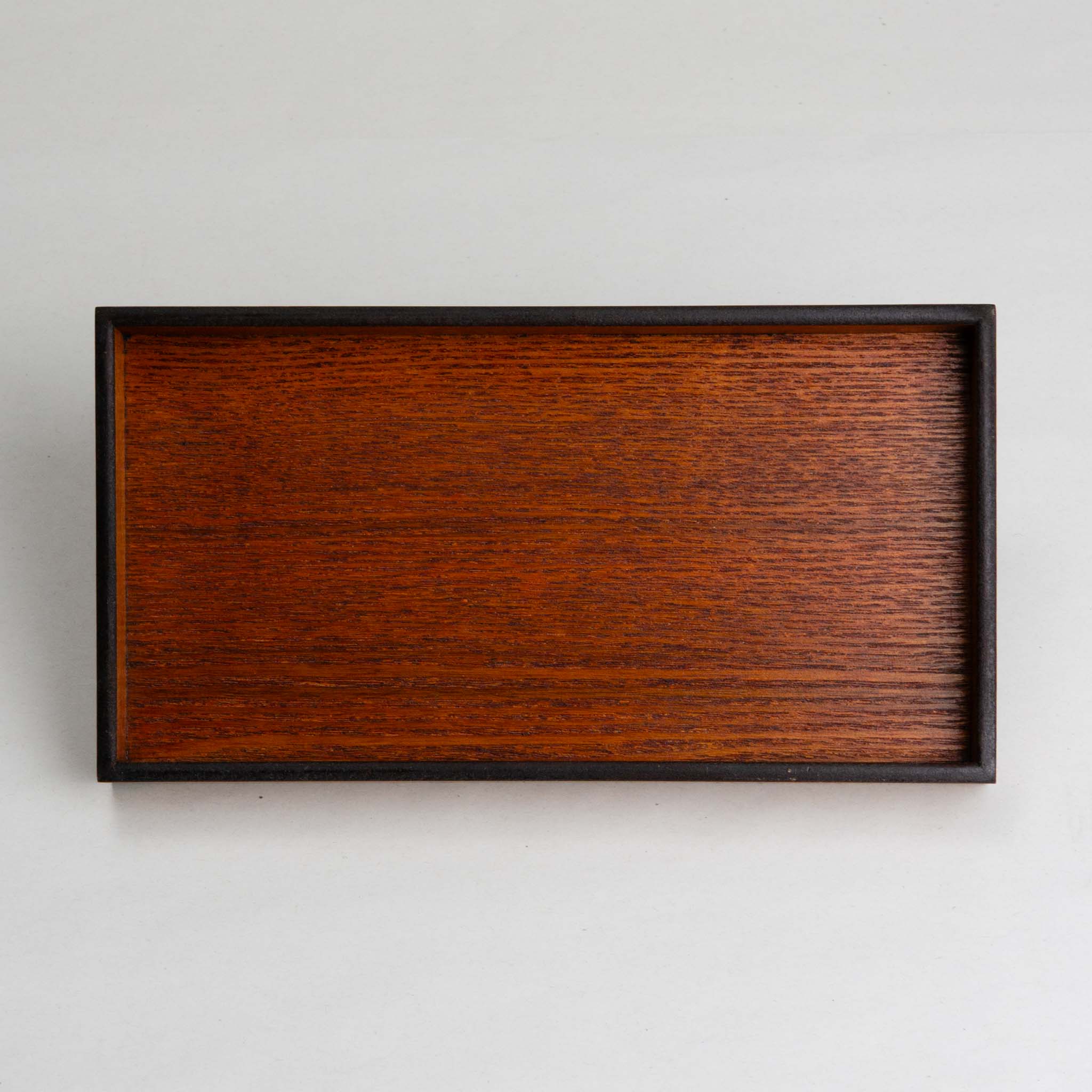 778-0956 Wooden rectangular tray (21 x 11cm)